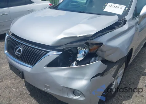 2010 Lexus Rx 350 z USA, uszkodzony, nr VIN 2T2BK1BA3AC028795